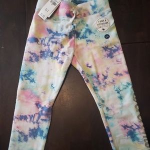 Girls tye dye Abercrombie sweatpants